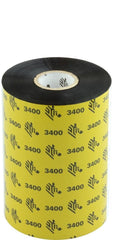 Zebra ZipShip 3400 Pack de 6 courroies de transfert thermique originales - Courroies mixtes cire/résine - Noyau 25,4 mm, largeur 110 mm, longueur 450 m