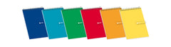 Enri Bloc Espiral 80 Hojas Cuadricula 4x4mm - Tamaño 12º - Ideal para Apuntes - Tapa Blanda en Colores Surtidos