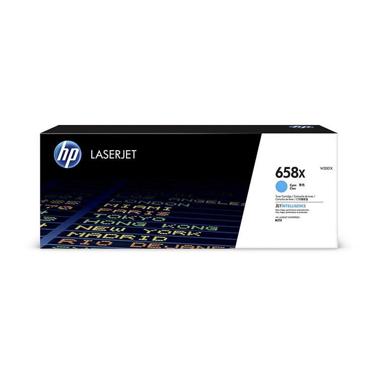 HP W2001X Cyan Cartucho de Toner Original - 658X - Loja do Tinteiro