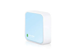 TP-Link Router inalambrico Nano N 300Mbps - 1 EP ETH - 1 EP Micro USB -Antena Interna - Color Blanco/Azul