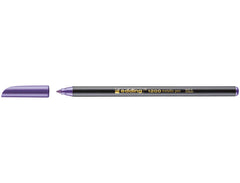 Edding 1200 Rotulador - Punta Redonda - Trazo 1mm - Tinta con Base de Agua - Color Violeta Metalizado