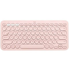 Logitech K380 Teclado Inalambrico Bluetooth - Hasta 3 Dispositivos Simultaneamente - Color Rosa