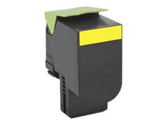 Cartucho de toner original Lexmark CX410/CX510 amarelo - 80C2HY0/80C2HYE/802HY