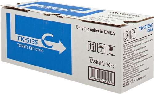Kyocera TK5135 Cyan Cartucho de Toner Original - 1T02PACNL0/TK5135C - Loja do Tinteiro