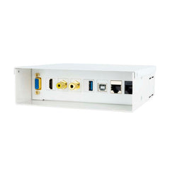 Nanocable Caja de Conexiones Multimedia de Pared VGA, HDMI, Jack3.5, RCA, USB 2.0 B, USB 3.0, 2x RJ-45