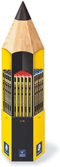 Staedtler Noris 120 Expositor de 90 Lapices de Grafito Hexagonal - Diferentes Graduaciones de Mina - Madera de Bosques Sostenibles