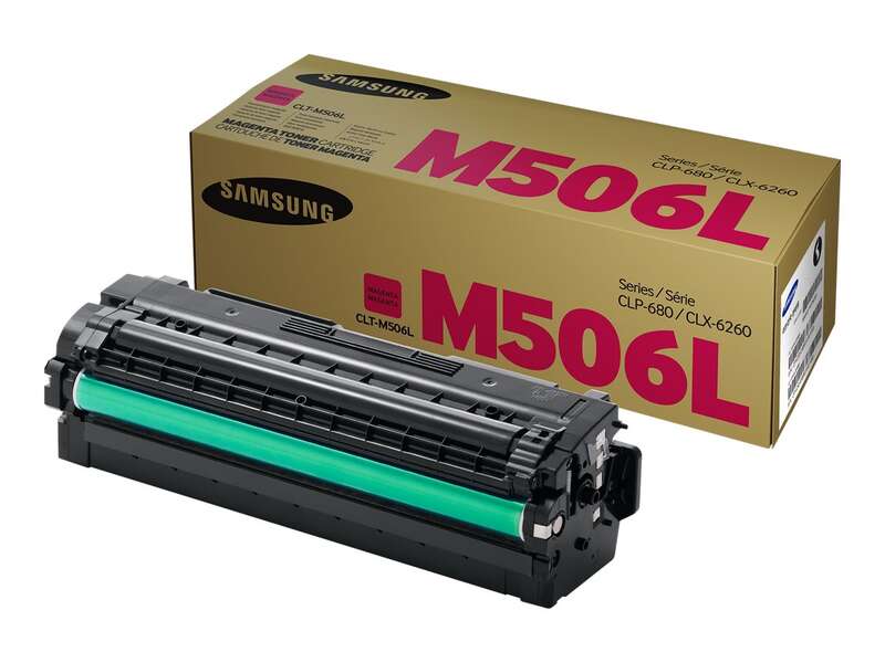 Samsung CLP680/CLX6260 Magenta Cartucho de Toner Original - CLT-M506L/SU305A - Loja do Tinteiro