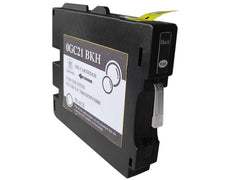 Cartucho de tinta pigmentada genérico preto Ricoh GC21K - substitui 405532/405536
