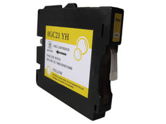 Cartucho de tinta pigmentada genérico amarelo Ricoh GC21Y - substitui 405535/405539