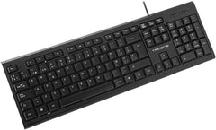 Silent Soul AK0 USB Membrane Keyboard - Cable of 1.30m