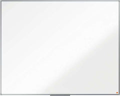 Nobo Essence Pizarra de Melamina 1500x1200mm - Marco de Aluminio Anodizado - Bandeja para Rotuladores - Color Blanco