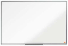 Nobo Essence Pizarra Magnetica de Acero 900x600mm - Marco de Aluminio Anodizado - Bandeja para Rotuladores - Color Blanco