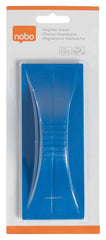 Nobo Borrador Magnetico para Pizarra Blanca - Iman Integrado - Color Azul