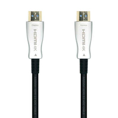 Aisens Cable HDMI V2.0 AOC (Active Optical Cable) Premium Alta Velocidad/ HEC 4K@60HZ 18GBPS - A/M-A/M - 20m - Color Negro