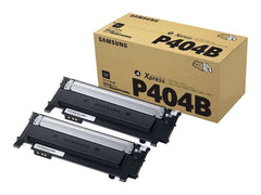 Pacote preto Samsung CLT-K404S de 2 cartuchos de toner originais - SU364A