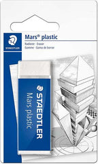 Staedtler Mars Plastic 526 50 Goma de Borrar - Plastico - Alta Precision - Color Blanco