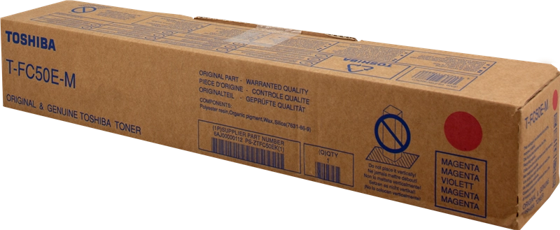 Toshiba T-FC50EM Magenta Cartucho de Toner Original - 6AJ00000112/6AJ00000226/6AJ00000300 - Loja do Tinteiro