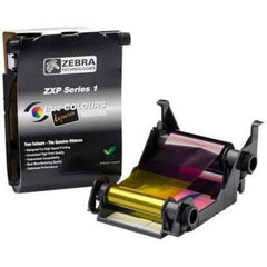 Fita YMCKO de cores verdadeiras originais Zebra ZXP Série 1 - 800011-140