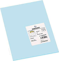 Canson Guarro Pack de 50 Cartulinas Iris A4 de 185g - 21x29.7cm - Color Azul Cielo