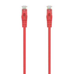 Aisens Cable de Red Latiguillo RJ45 LSZH Cat.6A 500 MHZ UTP AWG24 - 0.50m - Libre de Halogenos - 10 Gigabit/s - Color Rojo