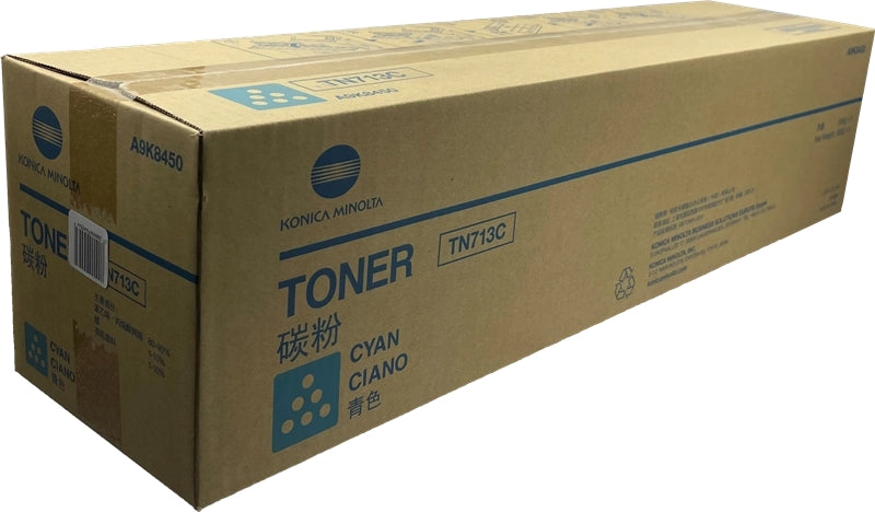 Konica Minolta TN713C Cyan Cartucho de Toner Original - TN713C/A9K8450 - Loja do Tinteiro
