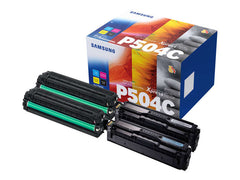 Pacote de 4 cartuchos de toner originais Samsung CLP415/CLX4195 - CLT-P504C/SU400A