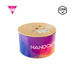 Nanocable Bobina de Cable Red Cat. 7 600Mhz LSZH SFTP PIMF AWG23 305m - Color Naranja