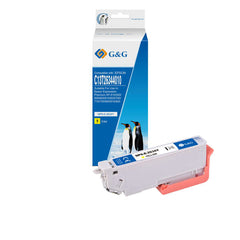 Cartucho de tinta genérico amarelo G&,G Epson T2634/T2614 (26XL) - Substitui C13T26344012/C13T26144012