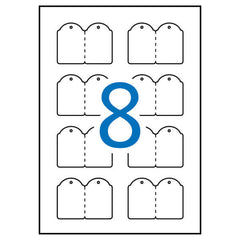 Apli Etiquetas Colgantes Imprimibles 36.0 x 53.0mm 10 Hojas