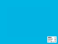 Apli Cartulina Azul Medio 50 x 65mm 170g 25 Hojas
