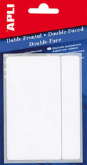 Apli Etiquetas Doble Frontal Blancas 13.0 x 40.0mm