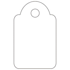 Apli Etiquetas Colgantes Blancas 15 x 24mm 200 U.