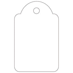 Apli Etiquetas Colgantes Rosas 22 x 35mm 100 U.