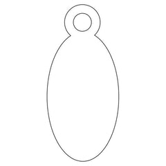 Apli Etiquetas Colgantes Blancas 11 x 24mm 1.000 U.