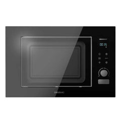 Cecotec GrandHeat 2090 Built-In Touch Black Microondas Encastrable con Grill 21L 1200W - Temporizador hasta 60min - 8 Funciones Preconfiguradas