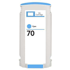 Cartucho de tinta pigmentada genérico HP 70 ciano - substitui C9452A