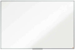 Nobo Essence Pizarra Magnetica de Acero Vitrificado 1800x1200mm - Montaje en Esquinas - Superficie de Borrado Superior - Color Blanco