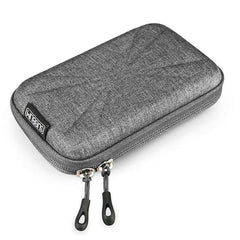 Subblim Funda rÃgida para Disco Duro - Medida: 145x90x30mm - Protección óptima contra golpes - Doble tirador de apertura - Bolsillo para accesorios - Color Gris