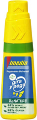 Imedio Gira y Pega Renature Pegamento Universal Sin Disolventes 35ml - Aplicador Giratorio 3 Posiciones - Envase 88% de Origen Vegetal