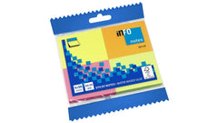 Global Notes inFO Brillant Pack de 4 Blocs de 50 Notas Adhesivas 50 x 40mm - Certificacion FSCâ„¢ - Colores Amarillo, Naranja, Rosa y Verde