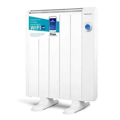 Orbegozo RRW-800 Emisor TermicoWifi RealWarm Elements - Control por Voz con Google Assistant y Alexa - Programacion Diaria y Semanal - Funcion Deteccion de Ventanas Abiertas - Display Digital LCD