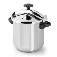 Orbegozo HPL 10070 Olla a Presion Clasica - Coccion Perfecta y Segura - Sistema de Cierre Progresivo - Compatible con Todo Tipo de Fuegos - Capacidad de 10 Litros - Acero Inoxidable 18/10