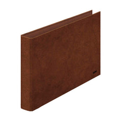 Dohe Carpeta de 2 Anillas Mixtas 25mm Folio Apaisado - Carton Forrado - Papel Impreso y Plastificado - Color Cuero