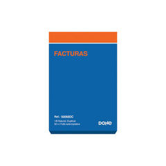 Dohe Talonarios Preimpresos a Dos Tintas en Papel Autocopiativo - 100 Hojas - Octavo Natural - Duplicado