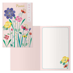 Dohe Pack de 6 Tarjetas de Felicitacion Dia de la Madre - 11.5x17cm - Impresion a Todo Color - Estampaciones con Pelicula de Color - Estampacion en Seco - Papel Offset Blanco de 300gr - Incluye Sobre de Color