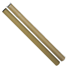 Dohe Tubos de Carton Montados - 100x20mm - Tapas de Plastico - Retractilados Individualmente