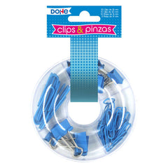 Dohe Combo de Pinzas - 10 Pinzas de 15mm y 5 Pinzas de 19mm - Variedad de Tamaños para Diferentes Usos