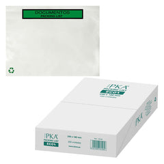 Dohe ECO Caja de 250 Sobres Autoadhesivos para Envio de Documentos 240x180mm - Packing List Especial Envios