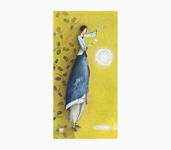 Pictura Aquarupella Gaëlle Boissonnard Tarjeta Doble 10.5x21cm - Acabado en Barniz de Relieve UV Grueso - Laminado Mate de Tacto Suave - Papel con Certificacion FSC