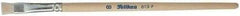 Pelikan Pincel Serie 613F Nº2 - Pincel de Punta Plana de Pelo Natural - para Colores Pastosos - para Pinturas al Oleo, Acrilico y Tempera - Mango de Madera Natural